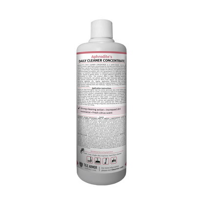 Aphrodite’s Daily Cleaner Concentrate bottle back image