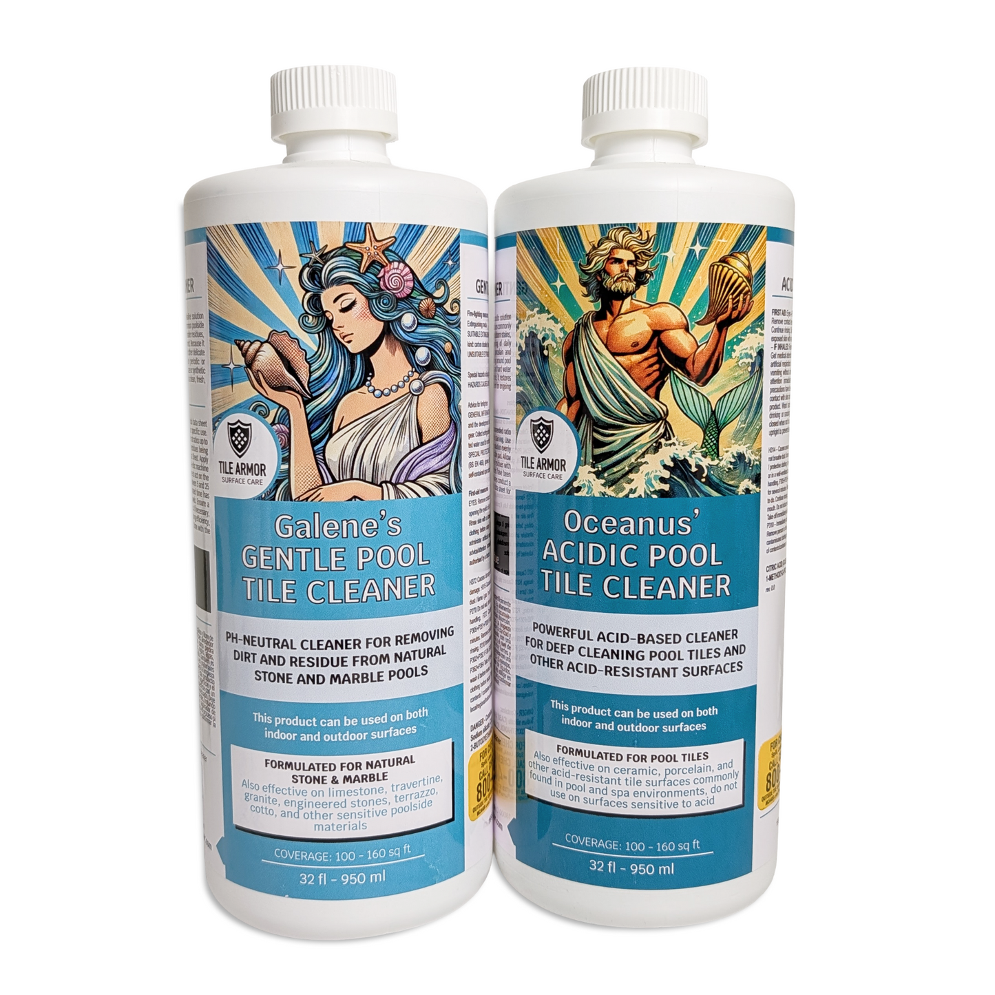 Oceanus’ Acidic Pool Tile Cleaner